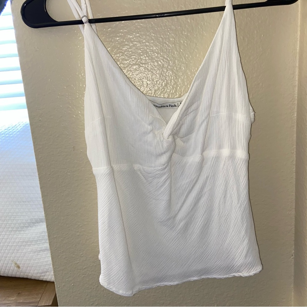 White Abercrombie & Fitch tank top - NEED TO SELL ASAP - please send best offer